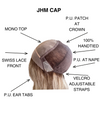 #JHM325 GARDEAUX DELUXE HAND TIED MONO TOP WIG (MEDIUM CAP)