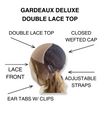 STOCK # LM01.7 GARDEAUX DELUXE DOUBLE LACE TOP WIG (MEDIUM CAP)