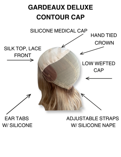 # 8104 GARDEAUX DELUXE HAND TIED CONTOUR CAP (MEDIUM CAP)