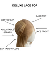 # 8118 GARDEAUX DELUXE LACE TOP WIG (SMALL CAP)