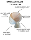 STOCK # BM641.12 GARDEAUX DELUXE HAND TIED CONTOUR CAP (MEDIUM CAP)